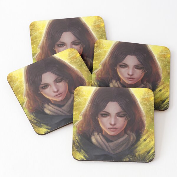 Item preview, Melina Aura Elden Ring Portrait Piece Golden Order Halo designed and sold by Mindi Maxine.