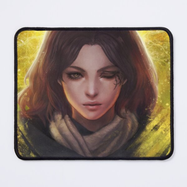 Item preview, Melina Aura Elden Ring Portrait Piece Golden Order Halo designed and sold by Mindi Maxine.