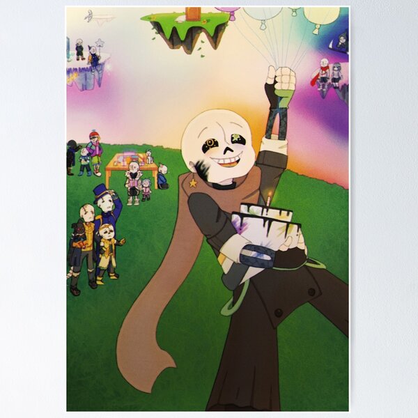 Cross Sans Design  Poster for Sale by Bones Hernandez