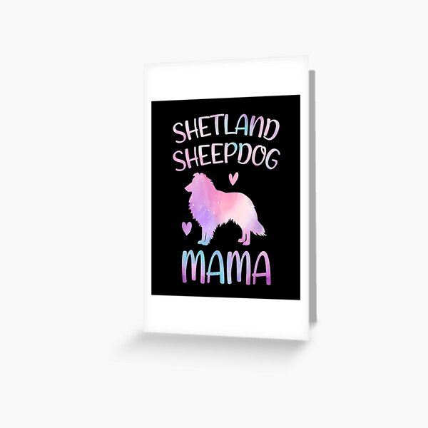 Item preview, Shetland sheepdog Dog Mama Mom Watercolor, Shetland sheepdog dog Mama mother, Shetland sheepdog Owner Mom Chritmas Birthday Gift designed and sold by xlnv.