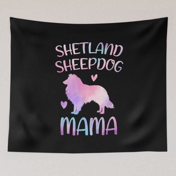 Item preview, Shetland sheepdog Dog Mama Mom Watercolor, Shetland sheepdog dog Mama mother, Shetland sheepdog Owner Mom Chritmas Birthday Gift designed and sold by xlnv.