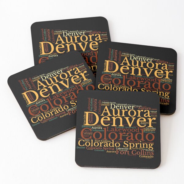 Item preview,  Colorado Map and Cities  designed and sold by labatchino10.