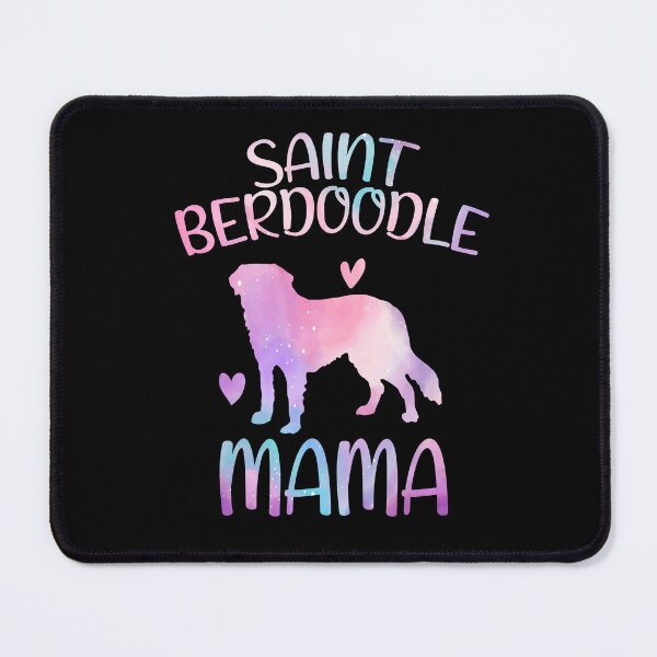 Item preview, Saint berdoodle Dog Mama Mom Watercolor, Saint berdoodle dog Mama mother, Saint berdoodle Owner Mom Chritmas Birthday Gift designed and sold by xlnv.