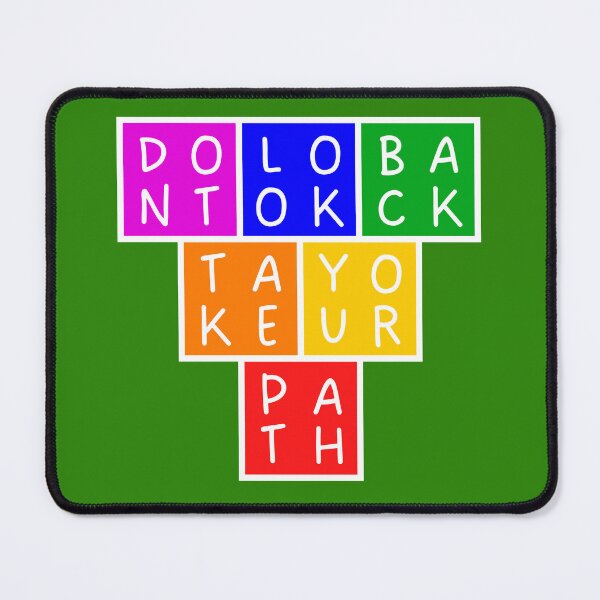 Item preview, Don't look back, take your path - Upside down Pyramid - Basic colors - Violet to red designed and sold by RainbowWordLand.