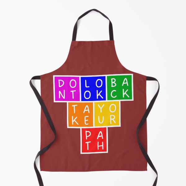 Item preview, Don't look back, take your path - Upside down Pyramid - Basic colors - Violet to red designed and sold by RainbowWordLand.
