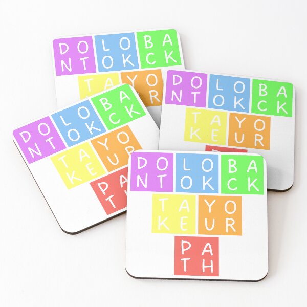 Item preview, Don't look back, take your path - Upside down Pyramid - Pastel colors - Violet to red designed and sold by RainbowWordLand.