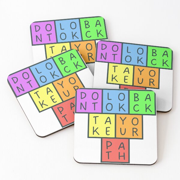 Item preview, Don't look back, take your path - Upside down Pyramid - Pastel colors - Violet to red - Gray text designed and sold by RainbowWordLand.