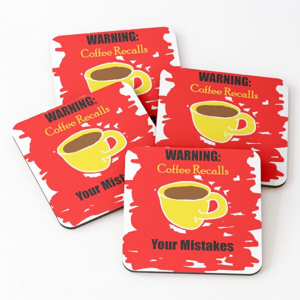 Item preview, Warning: Coffee recalls your mistakes designed and sold by Visual-Minds.