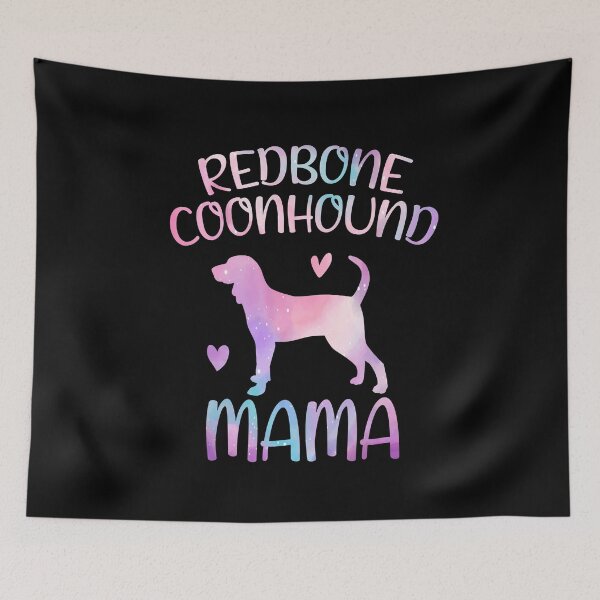 Item preview, Redbone coonhound Dog Mama Mom Watercolor, Redbone coonhound dog Mama mother, Redbone coonhound Owner Mom Chritmas Birthday Gift designed and sold by xlnv.