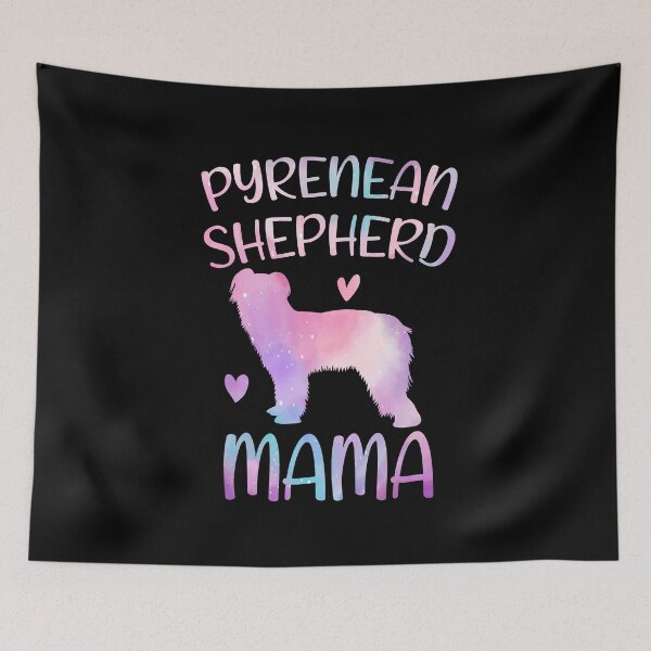 Item preview, Pyrenean shepherd Dog Mama Mom Watercolor, Pyrenean shepherd dog Mama mother, Pyrenean shepherd Owner Mom Chritmas Birthday Gift designed and sold by xlnv.