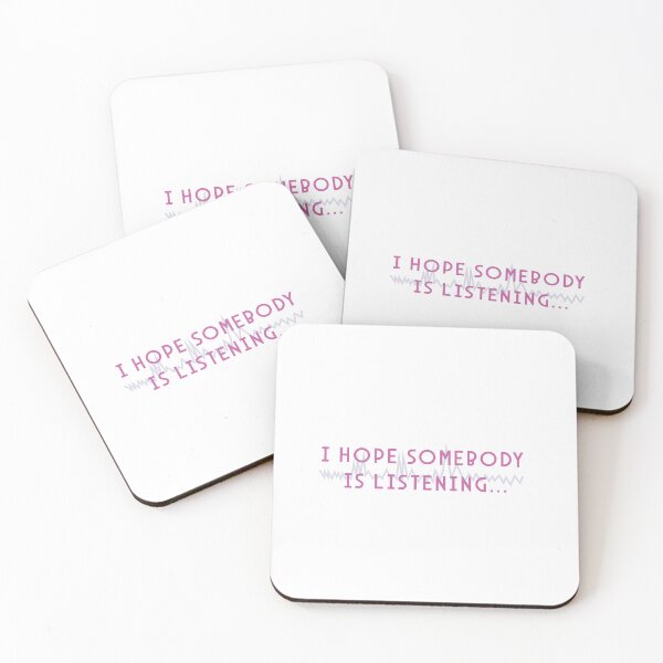 Item preview, I hope somebody is listening designed and sold by BookAddikArt.