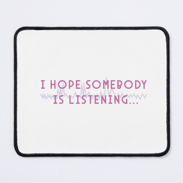 Item preview, I hope somebody is listening designed and sold by BookAddikArt.