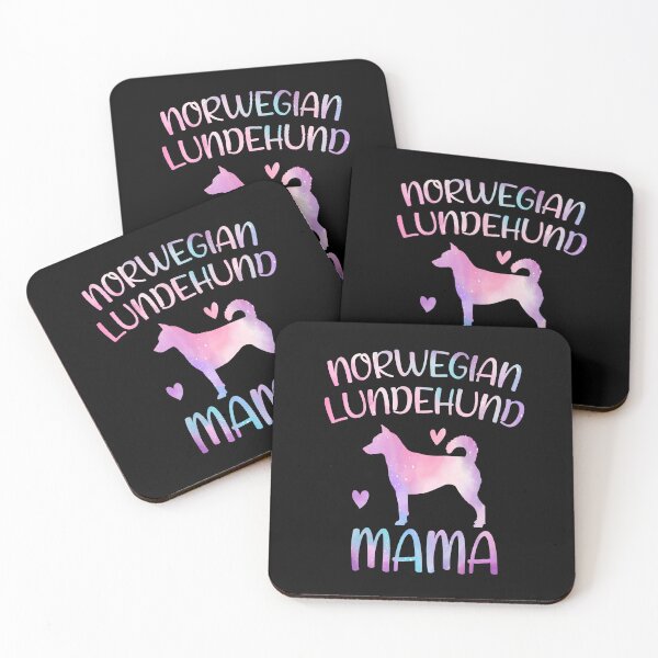 Item preview, Norwegian lundehund Dog Mama Mom Watercolor, Norwegian lundehund dog Mama mother, Norwegian lundehund Owner Mom Chritmas Birthday Gift designed and sold by xlnv.