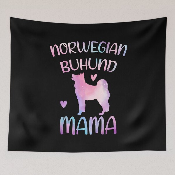Item preview, Norwegian buhund Dog Mama Mom Watercolor, Norwegian buhund dog Mama mother, Norwegian buhund Owner Mom Chritmas Birthday Gift designed and sold by xlnv.