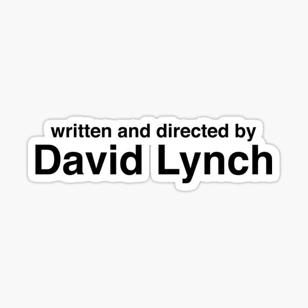 Artikel-Vorschau von Drehbuch und Regie: David Lynch, designt und verkauft von clamentine.