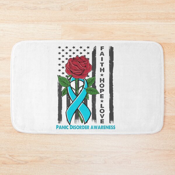 Item preview, Faith Hope Love Panic Disorder Awareness American Flag designed and sold by Kohend.