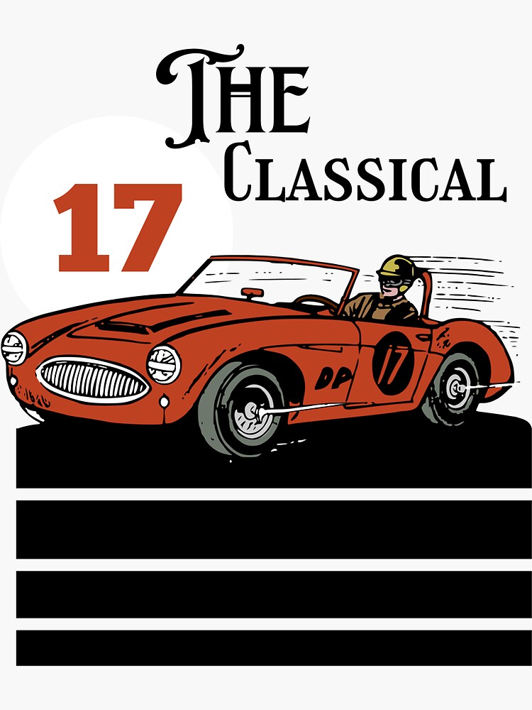 Race Car Number 17 Sticker For Sale By Rivetill Redbubble