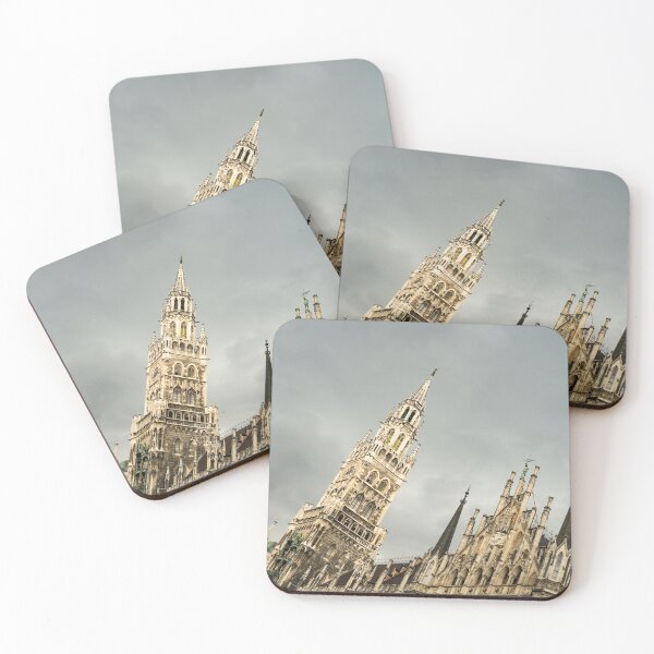 Item preview, Maravilloso Munich - Ornate Neues Rathaus y el famoso Glockenspiel designed and sold by Georgia Mizuleva.