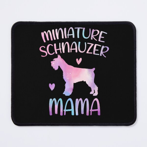 Item preview, Miniature schnauzer Dog Mama Mom Watercolor, Miniature schnauzer dog Mama mother, Miniature schnauzer Owner Mom Chritmas Birthday Gift designed and sold by xlnv.