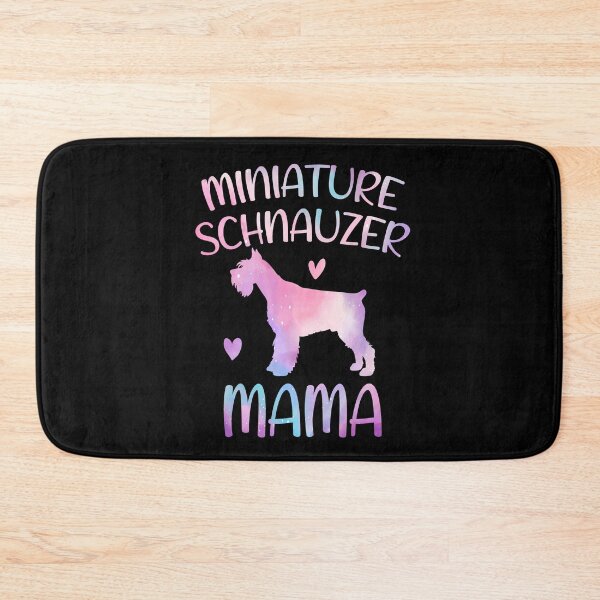 Item preview, Miniature schnauzer Dog Mama Mom Watercolor, Miniature schnauzer dog Mama mother, Miniature schnauzer Owner Mom Chritmas Birthday Gift designed and sold by xlnv.
