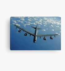 A U.S. Air Force B-52 Stratofortress flies a mission over the Pacific Ocean. Canvas Print