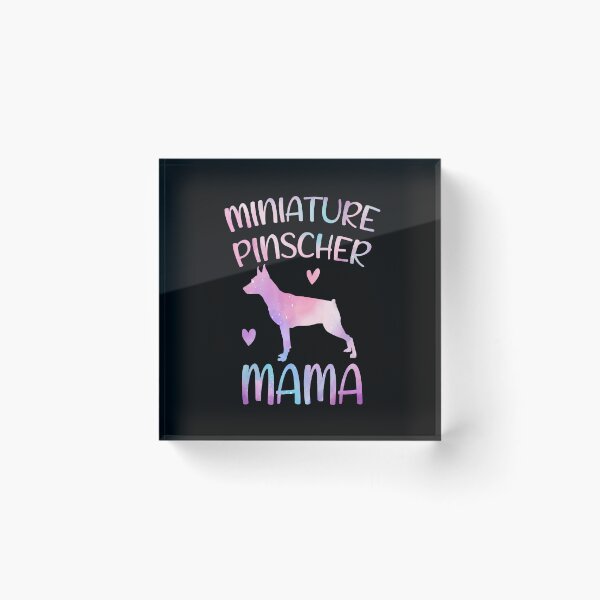 Item preview, Miniature pinscher Dog Mama Mom Watercolor, Miniature pinscher dog Mama mother, Miniature pinscher Owner Mom Chritmas Birthday Gift designed and sold by xlnv.