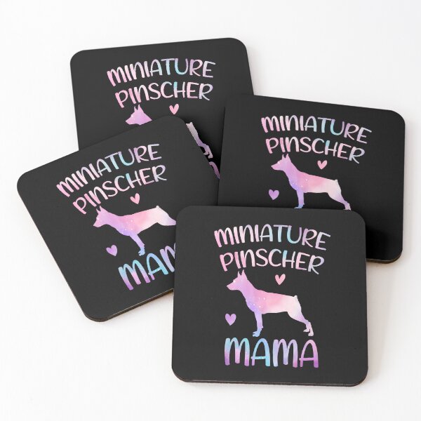 Item preview, Miniature pinscher Dog Mama Mom Watercolor, Miniature pinscher dog Mama mother, Miniature pinscher Owner Mom Chritmas Birthday Gift designed and sold by xlnv.