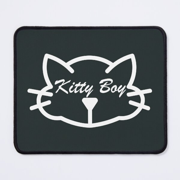 Item preview, Kitty Boy White Font & Cute Little Nose designed and sold by KaidanCosmos.