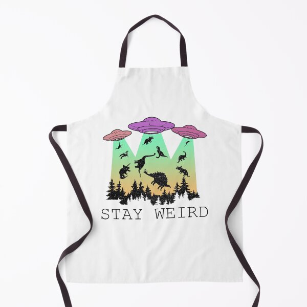 Item preview, Funny Stay Weird Dinosaur Alien Abduction designed and sold by ThisIsMugLife.
