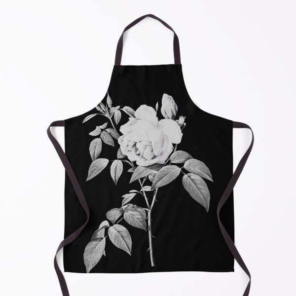 Item preview, Rosa Indica Fragrans Flower, Alternative Illustration - Grey and White Rose designed and sold by DaphneKstudio .