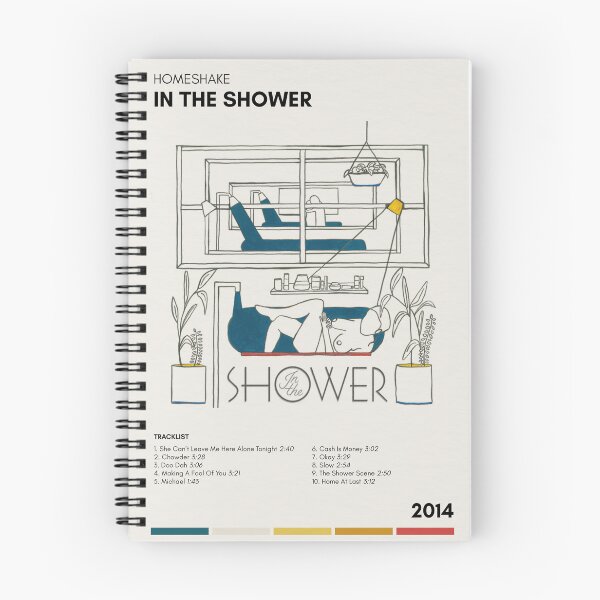 Item preview, IN THE SHOWER aesthetic album art designed and sold by Spin The Needle Designs.