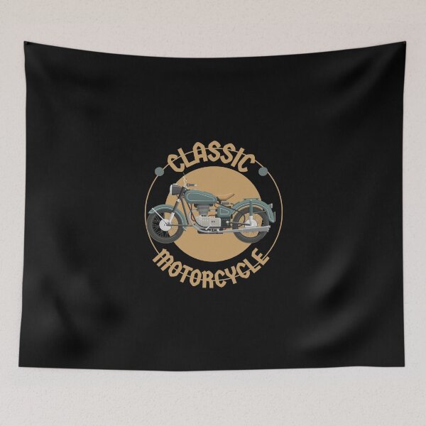 Item preview, Enjoy the ride (Classic Motorcycle) designed and sold by RiVeTILL.