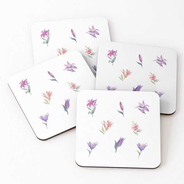Item preview, Watercolor Mixed Color Iris Flowers designed and sold by silviaol.