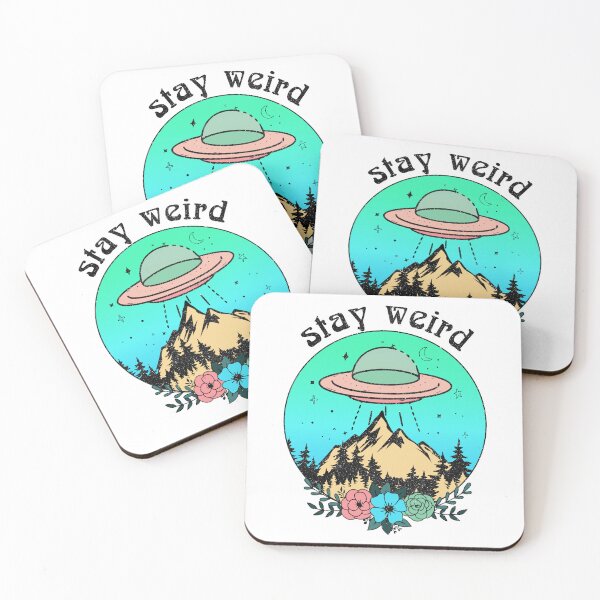 Item preview, Stay Weird Alien UFO Design designed and sold by ThisIsMugLife.