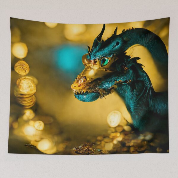 Item preview, Dragon of the Glittering Hoard designed and sold by MythicPrompts.
