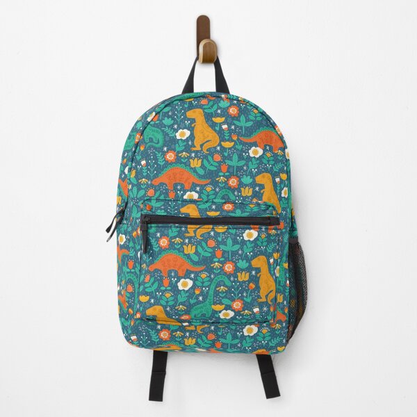 Item preview, Folk Floral Dinosaurs - Primary designed and sold by latheandquill.