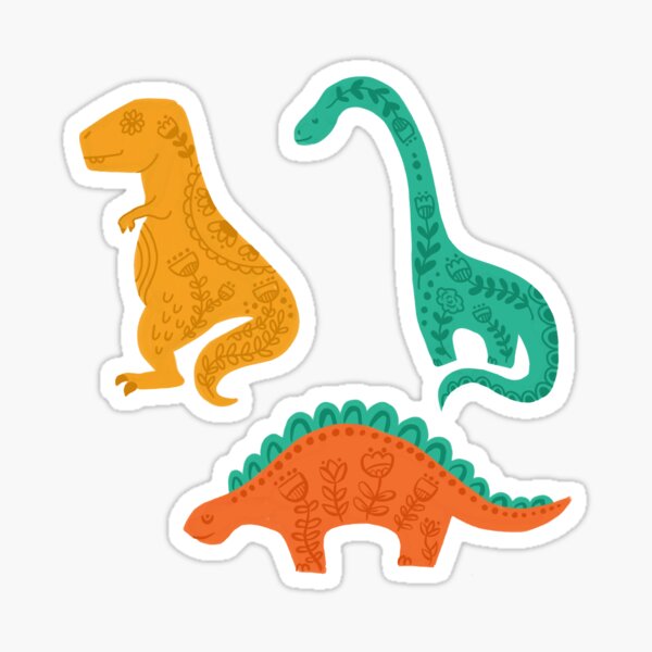 Item preview, Dinosaures floraux populaires - Primaire designed and sold by latheandquill.