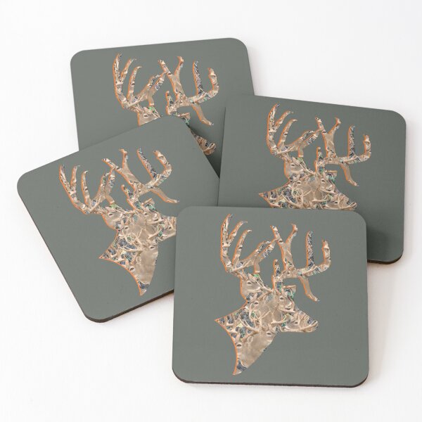 Item preview, Whitetail Buck Deer, Camo Buck Head, Deer Hunting, Deer Antlers, Deer Season designed and sold by LifeCrush.