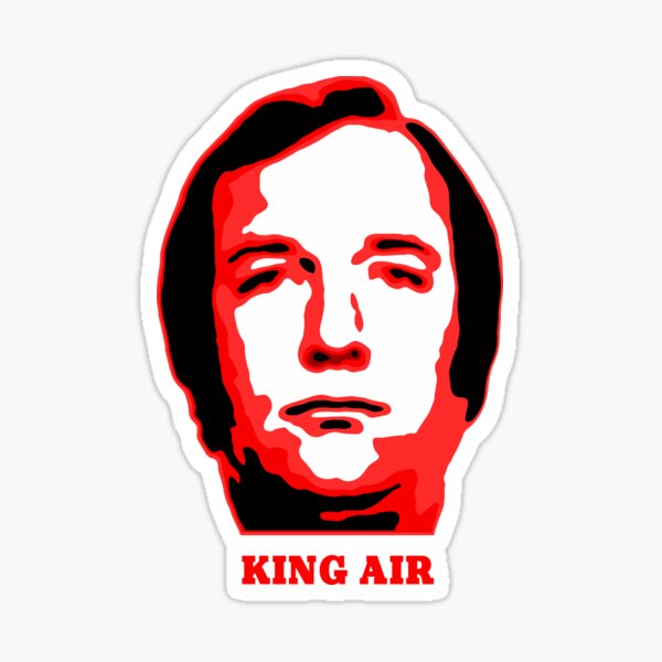 "BARRY SEAL KING AIR" Sticker for Sale by 5hertz Redbubble