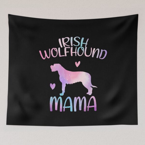 Item preview, Irish wolfhound Dog Mama Mom Watercolor, Irish wolfhound dog Mama mother, Irish wolfhound Owner Mom Chritmas Birthday Gift designed and sold by xlnv.