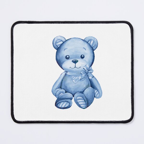Item preview, Nursery Teddy Bear in Blue designed and sold by KVDcreations.