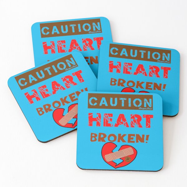 Item preview, CAUTION heart Broken! designed and sold by CSJ7.