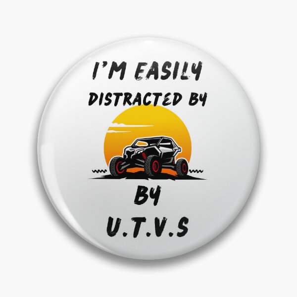 Artikelvorschau, Leicht abgelenkt durch UTVs sm-Emblem entworfen und verkauft von T-Hand141Homestead.