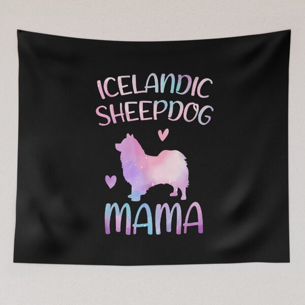 Item preview, Icelandic sheepdog Dog Mama Mom Watercolor, Icelandic sheepdog dog Mama mother, Icelandic sheepdog Owner Mom Chritmas Birthday Gift designed and sold by xlnv.
