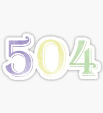 New Orleans 504 Sticker