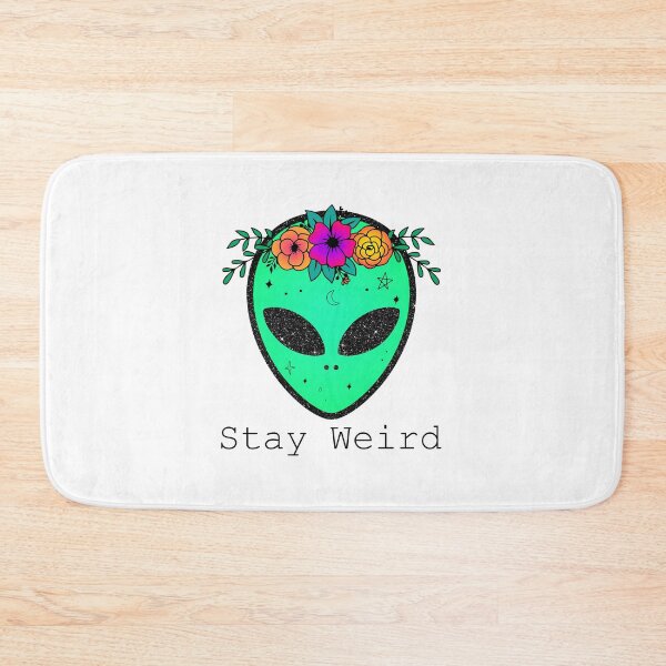 Item preview, Stay Weird Alien Flower Crown designed and sold by ThisIsMugLife.