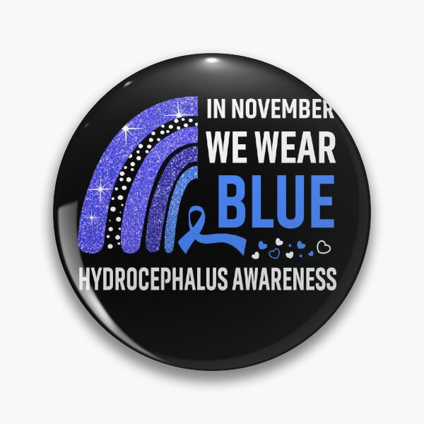 Item preview, Rainbow In November We Wear Blue Hydrocephalus Awareness designed and sold by Mnrshirley.
