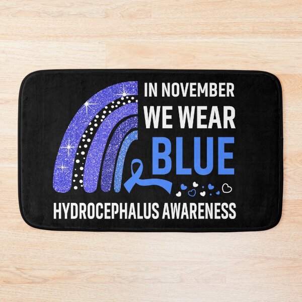 Item preview, Rainbow In November We Wear Blue Hydrocephalus Awareness designed and sold by Mnrshirley.