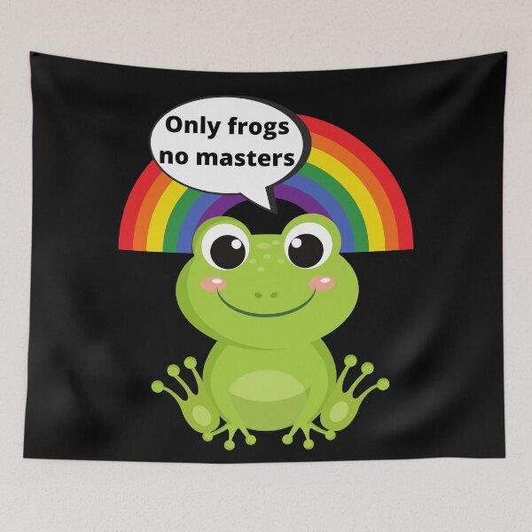 Item preview, Only Frogs, No Masters designed and sold by Infuriating.