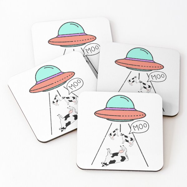 Item preview, Funny Alien Cow Abduction designed and sold by ThisIsMugLife.